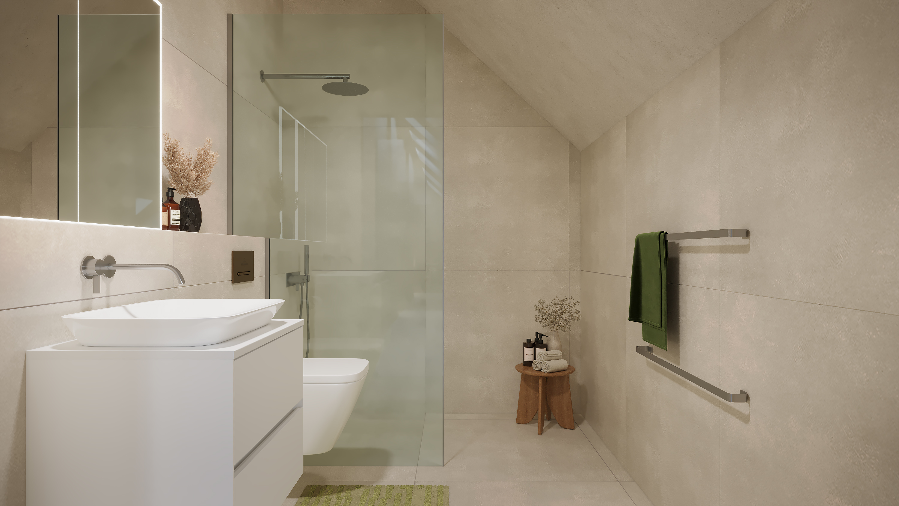 Wohnung 7. Exklusive 3½ Z. Dachwohnung mit Lift direkt in die Wohnung