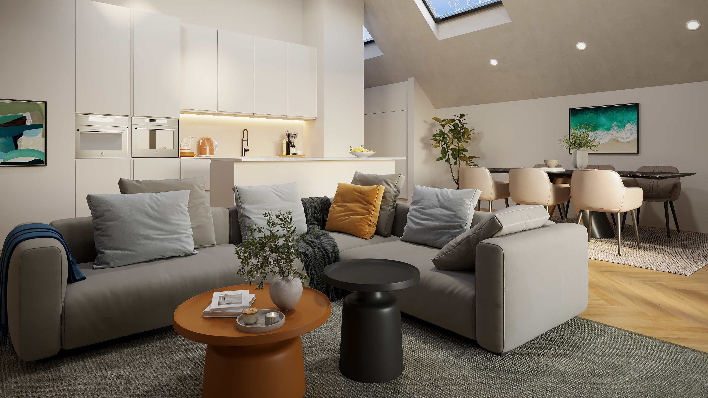 Wohnung 7. Exklusive 3½ Z. Dachwohnung mit Lift direkt in die Wohnung